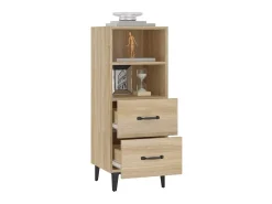Aparador madera contrachapada color roble Sonoma 34,5x34x90 cm ES79269