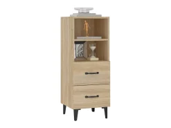 Aparador madera contrachapada color roble Sonoma 34,5x34x90 cm ES79269