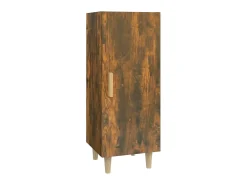Aparador madera contrachapada roble ahumado 34,5x34x90 cm ES82495
