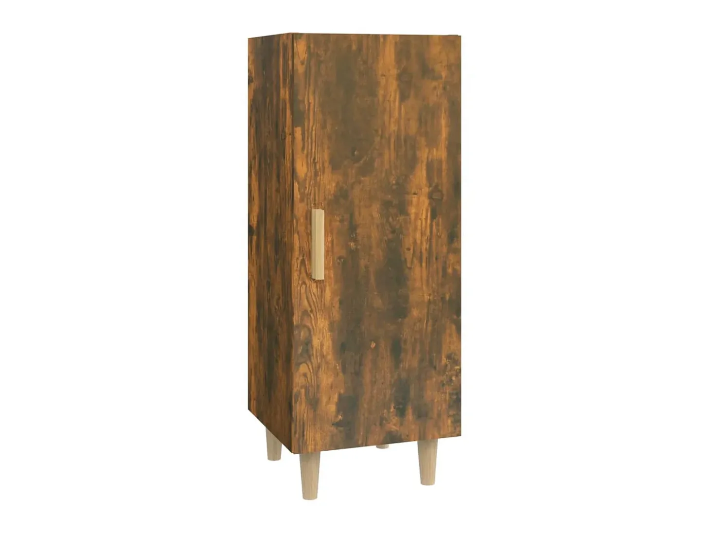 Aparador madera contrachapada roble ahumado 34,5x34x90 cm ES82495