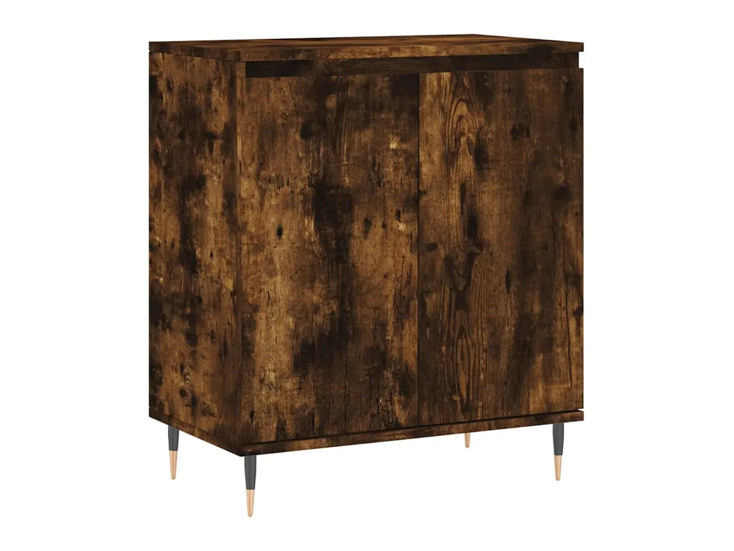 Aparador madera contrachapada color roble ahumado 60x35x70 cm ES98295