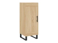 Aparador madera contrachapada color roble Sonoma 34,5x34x90 cm ES18965