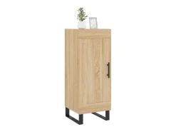 Aparador madera contrachapada color roble Sonoma 34,5x34x90 cm ES18965