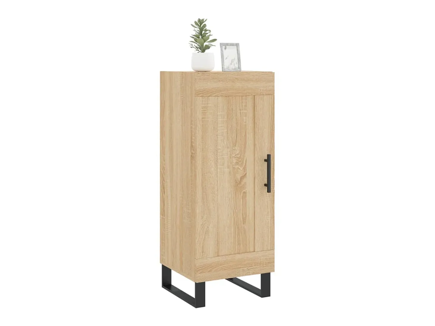 Aparador madera contrachapada color roble Sonoma 34,5x34x90 cm ES18965