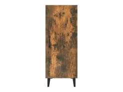 Aparador madera contrachapada roble ahumado 34,5x34x90 cm