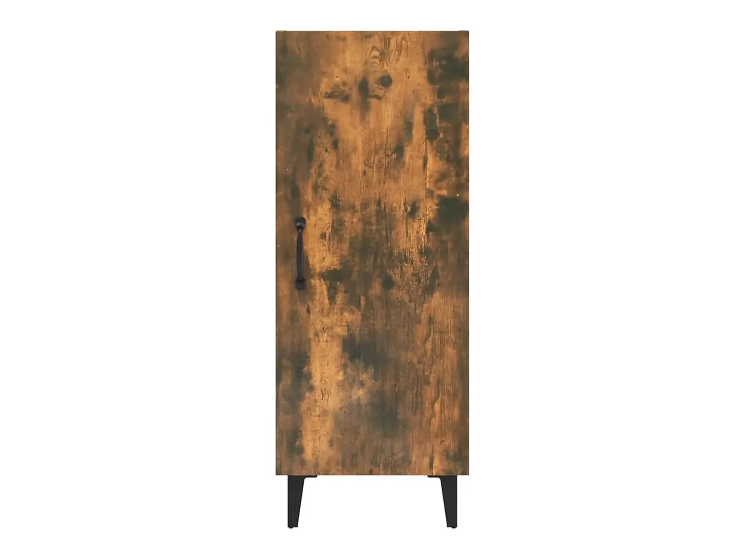 Aparador madera contrachapada roble ahumado 34,5x34x90 cm