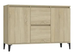 Aparador madera contrachapada color roble Sonoma 104x35x70 cm ES31614