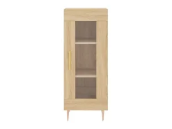 Aparador madera contrachapada color roble Sonoma 34,5x34x90 cm ES43560