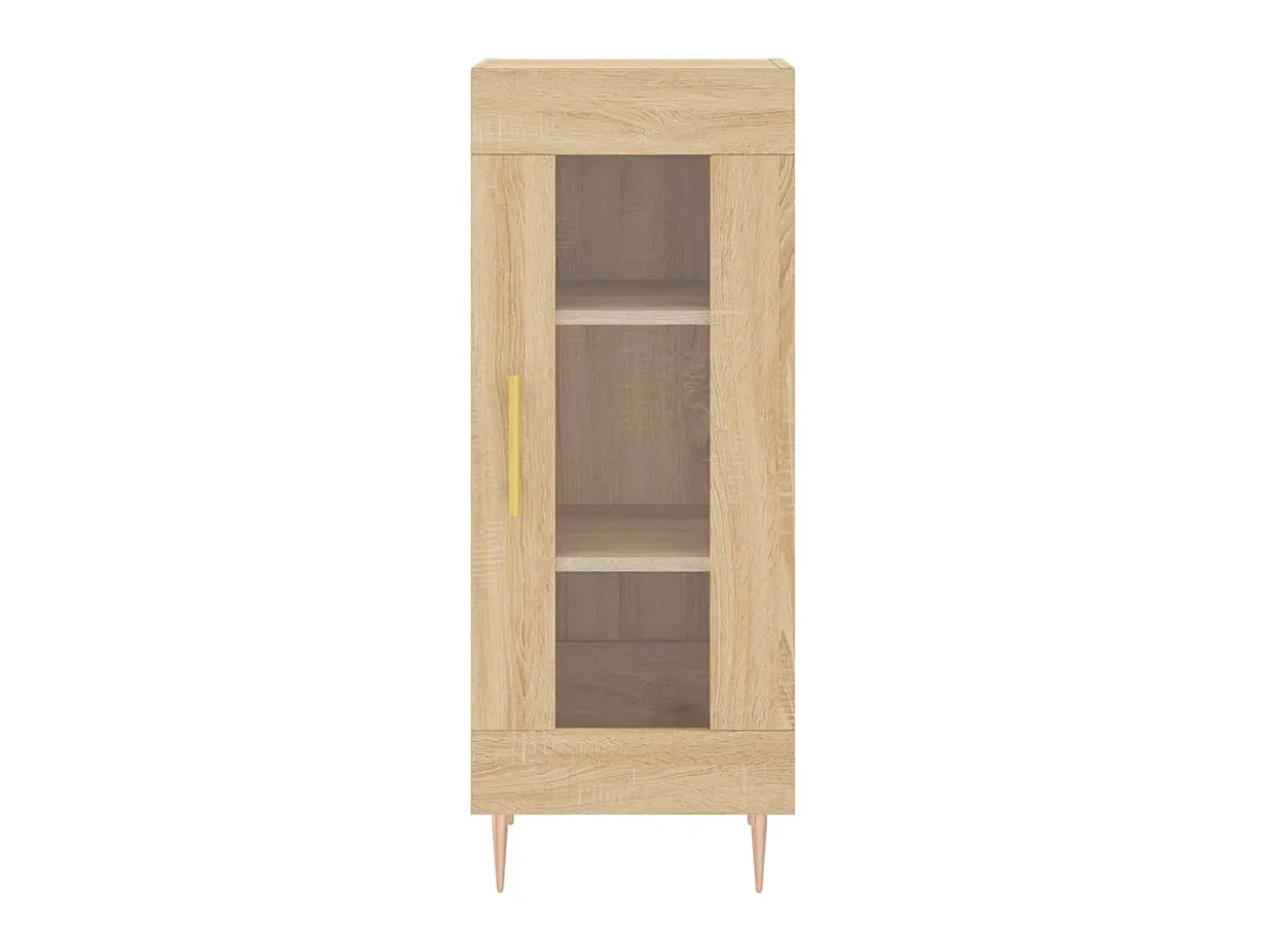 Aparador madera contrachapada color roble Sonoma 34,5x34x90 cm ES43560