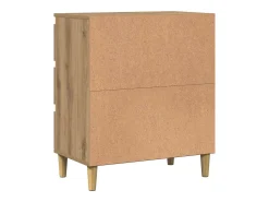 Aparador madera contrachapada roble artisian 60x35x70 cm