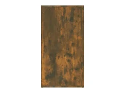 Aparador madera contrachapada color roble ahumado 120x36x69 cm