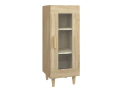 Aparador madera contrachapada color roble Sonoma 34,5x34x90 cm