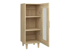 Aparador madera contrachapada color roble Sonoma 34,5x34x90 cm