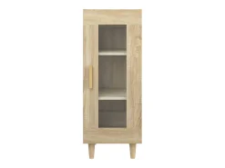 Aparador madera contrachapada color roble Sonoma 34,5x34x90 cm
