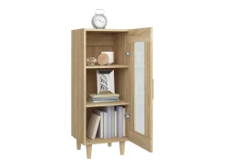 Aparador madera contrachapada color roble Sonoma 34,5x34x90 cm