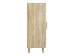 Aparador madera contrachapada color roble Sonoma 34,5x34x90 cm