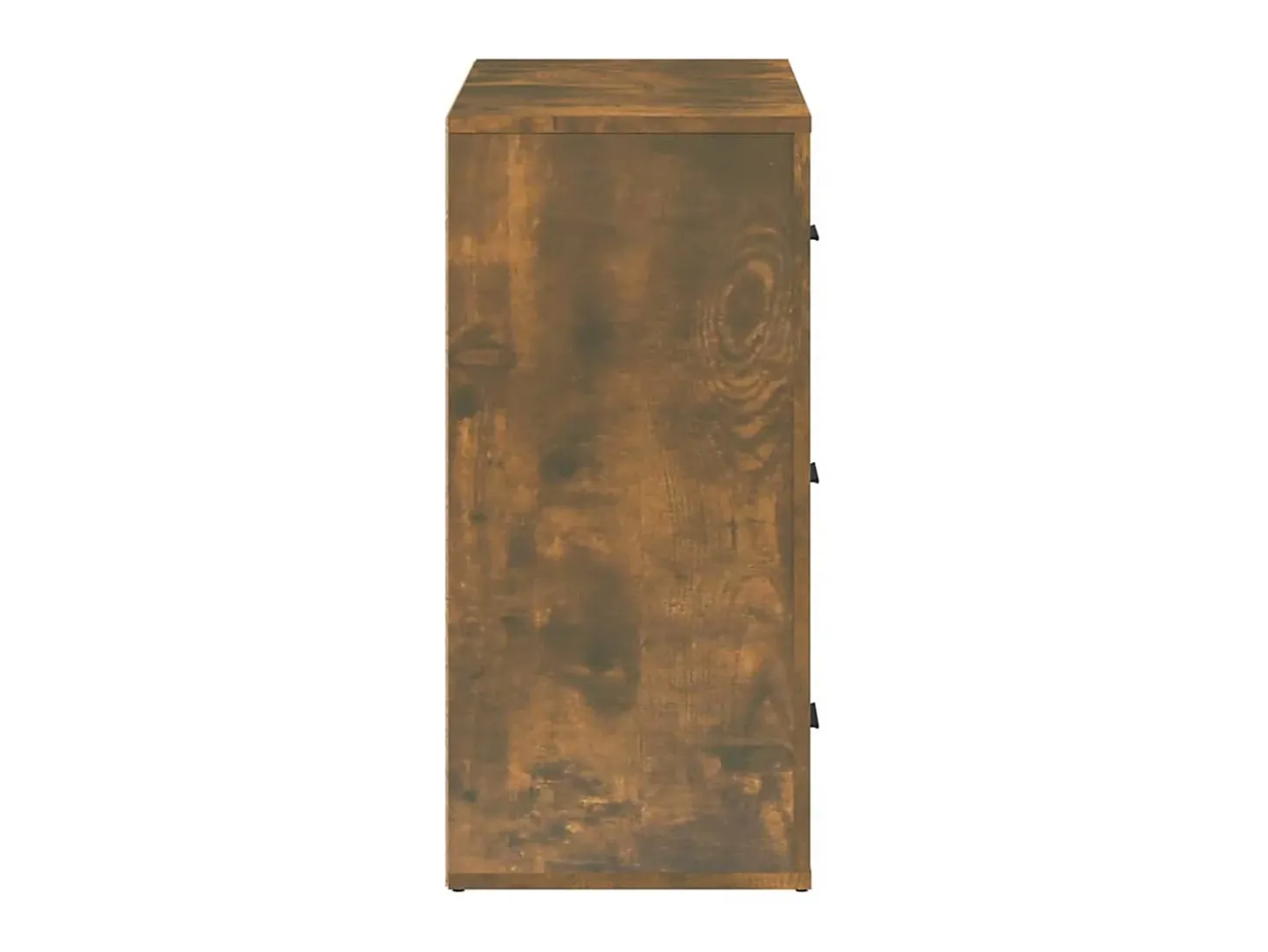 Aparador madera contrachapada color roble ahumado 80x33x70 cm ES38541