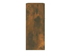 Aparador madera contrachapada color roble ahumado 60x30x75 cm