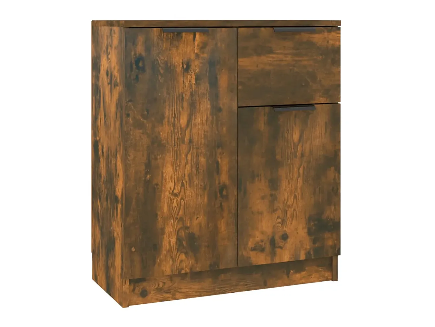 Aparador madera contrachapada color roble ahumado 60x30x70 cm ES22118