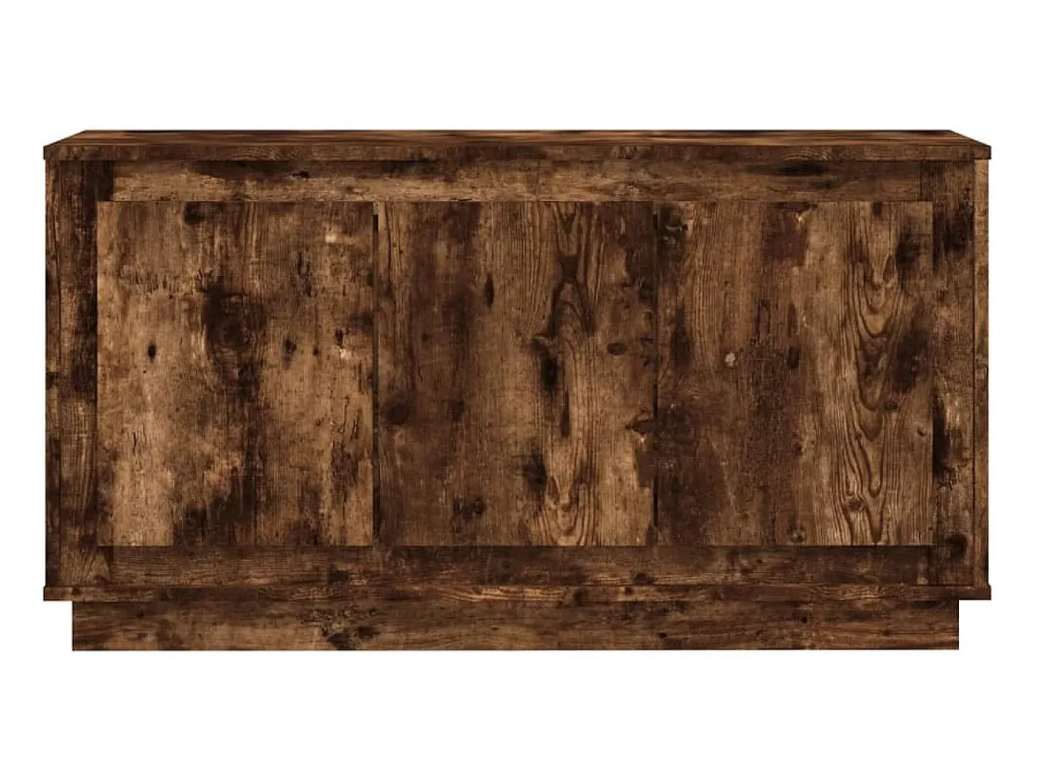 Aparador madera contrachapada roble ahumado 102x35x55 cm