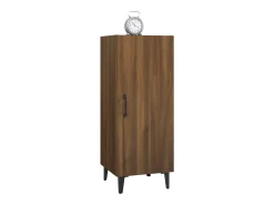 Aparador madera contrachapada marrón roble 34,5x34x90 cm ES74853