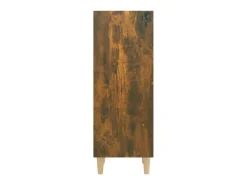 Aparador madera contrachapada roble ahumado 34,5x32,5x90 cm