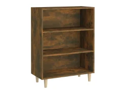 Aparador madera contrachapada roble ahumado 69,5x32,5x90 cm ES45146