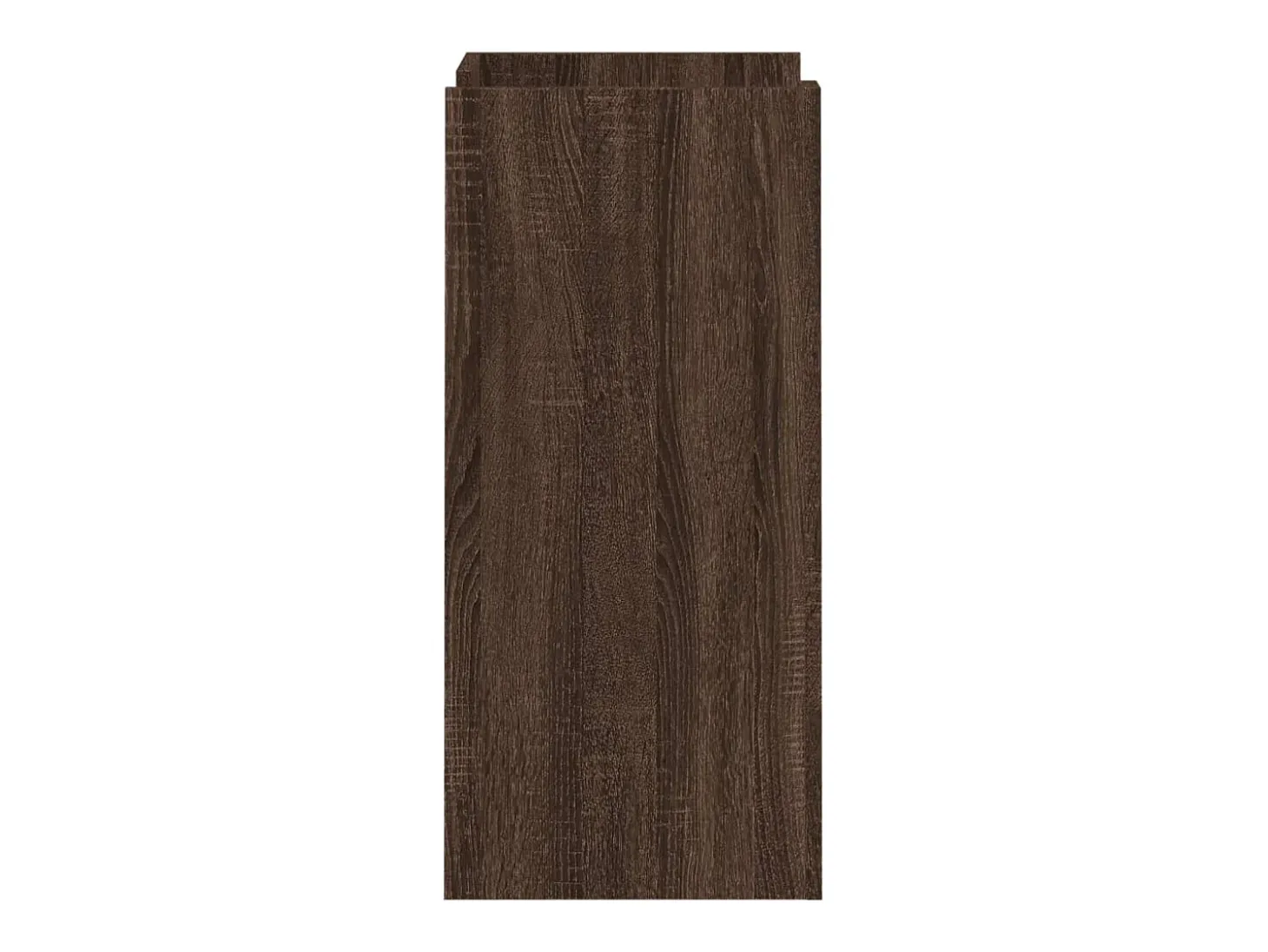 Aparador madera contrachapada marrón roble 45x35x75 cm