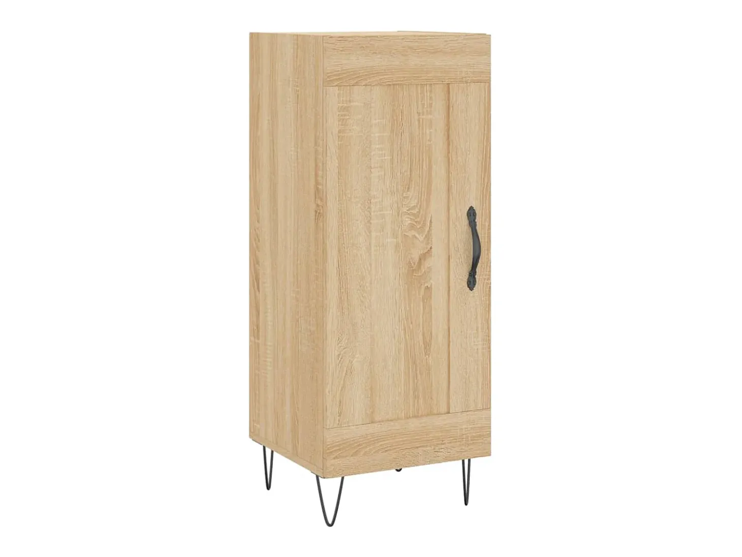 Aparador madera contrachapada color roble Sonoma 34,5x34x90 cm