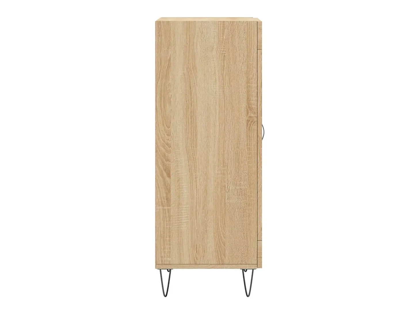 Aparador madera contrachapada color roble Sonoma 34,5x34x90 cm