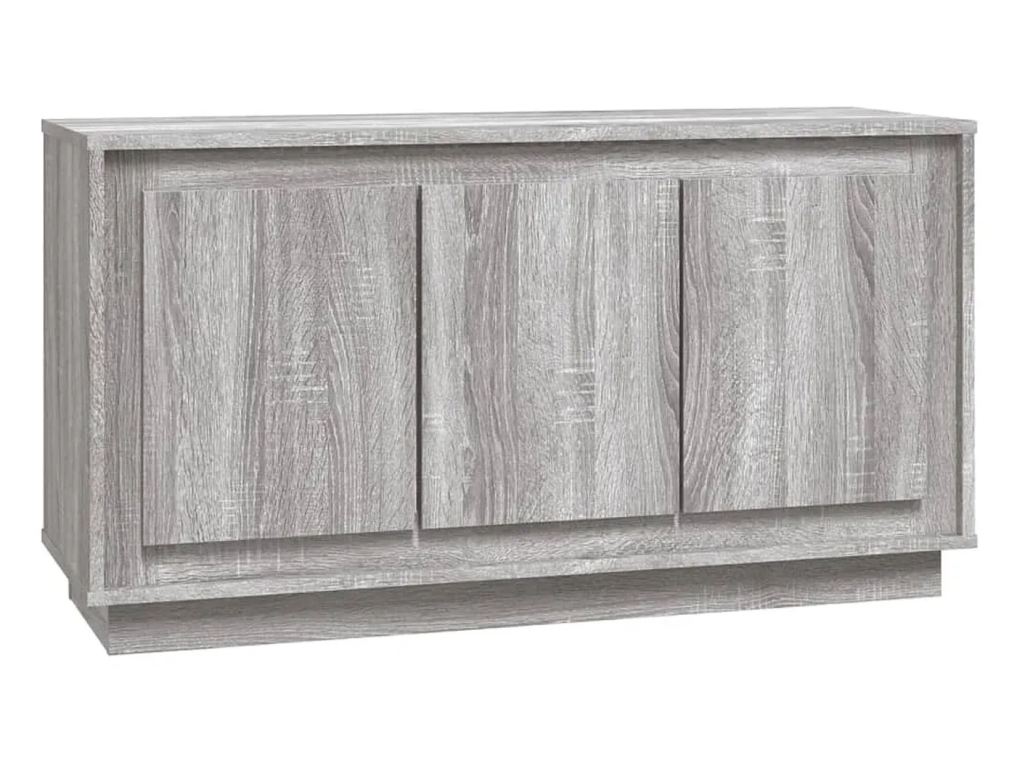 Aparador madera contrachapada gris Sonoma 102x35x55 cm ES568503