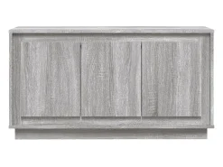 Aparador madera contrachapada gris Sonoma 102x35x55 cm ES568503