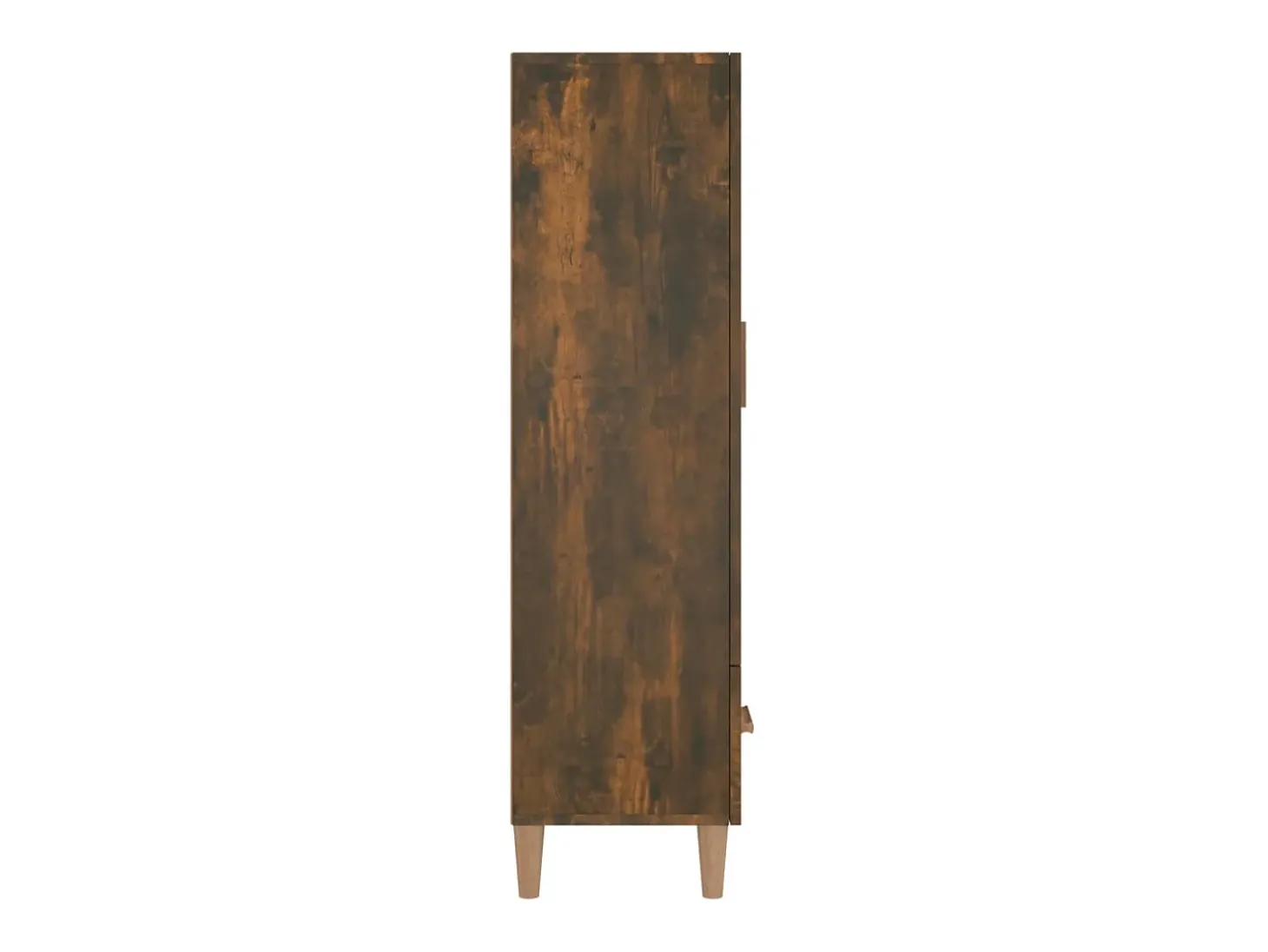 Aparador madera contrachapada roble ahumado 70x31x115 cm ES16377