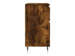 Aparador madera contrachapada color roble ahumado 60x35x70 cm