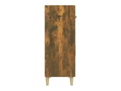 Aparador madera contrachapada roble ahumado 69,5x34x89 cm ES74608