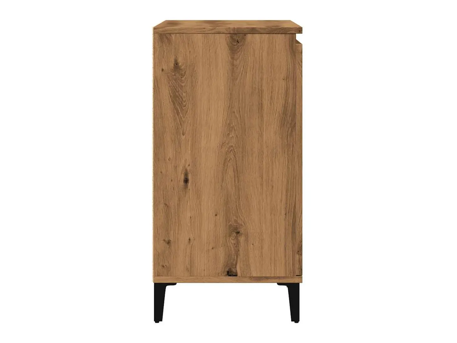 Aparador madera contrachapada roble artisian 60x35x70 cm