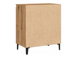 Aparador madera contrachapada roble artisian 60x35x70 cm