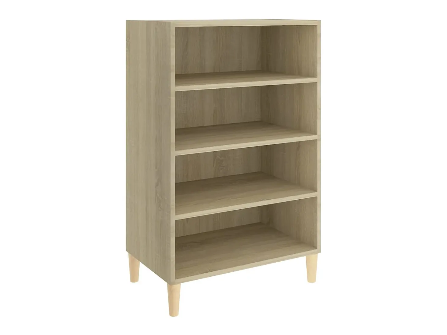 Aparador madera contrachapada color roble Sonoma 57x35x90 cm