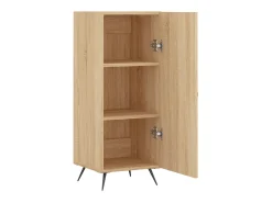 Aparador madera contrachapada color roble Sonoma 34,5x34x90 cm ES59357
