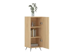 Aparador madera contrachapada color roble Sonoma 34,5x34x90 cm ES59357