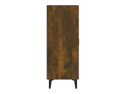 Aparador madera contrachapada color roble ahumado 70x34x90 cm