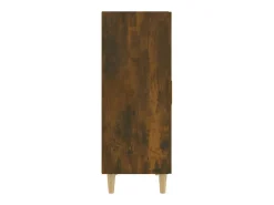 Aparador madera contrachapada color roble ahumado 70x34x90 cm ES52944