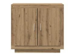 Aparador madera contrachapada roble artisian 80x40x75 cm