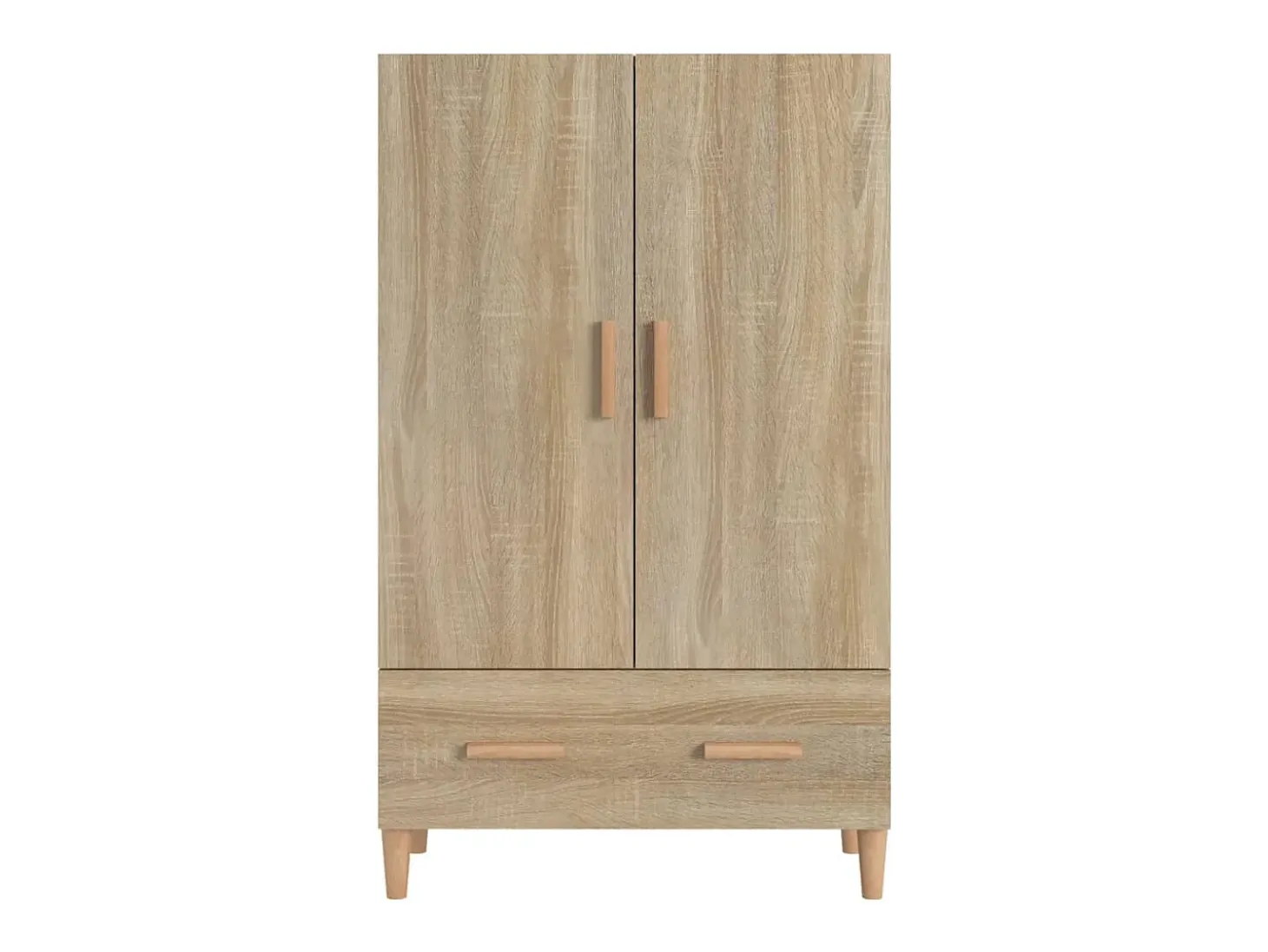 Aparador madera contrachapada roble Sonoma 70x31x115 cm