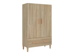 Aparador madera contrachapada roble Sonoma 70x31x115 cm