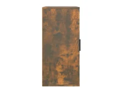 Aparador madera contrachapada color roble ahumado 40x33x70 cm ES57515