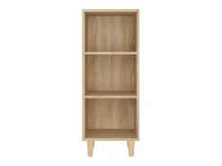 Aparador madera contrachapada roble sonoma 34,5x32,5x90 cm