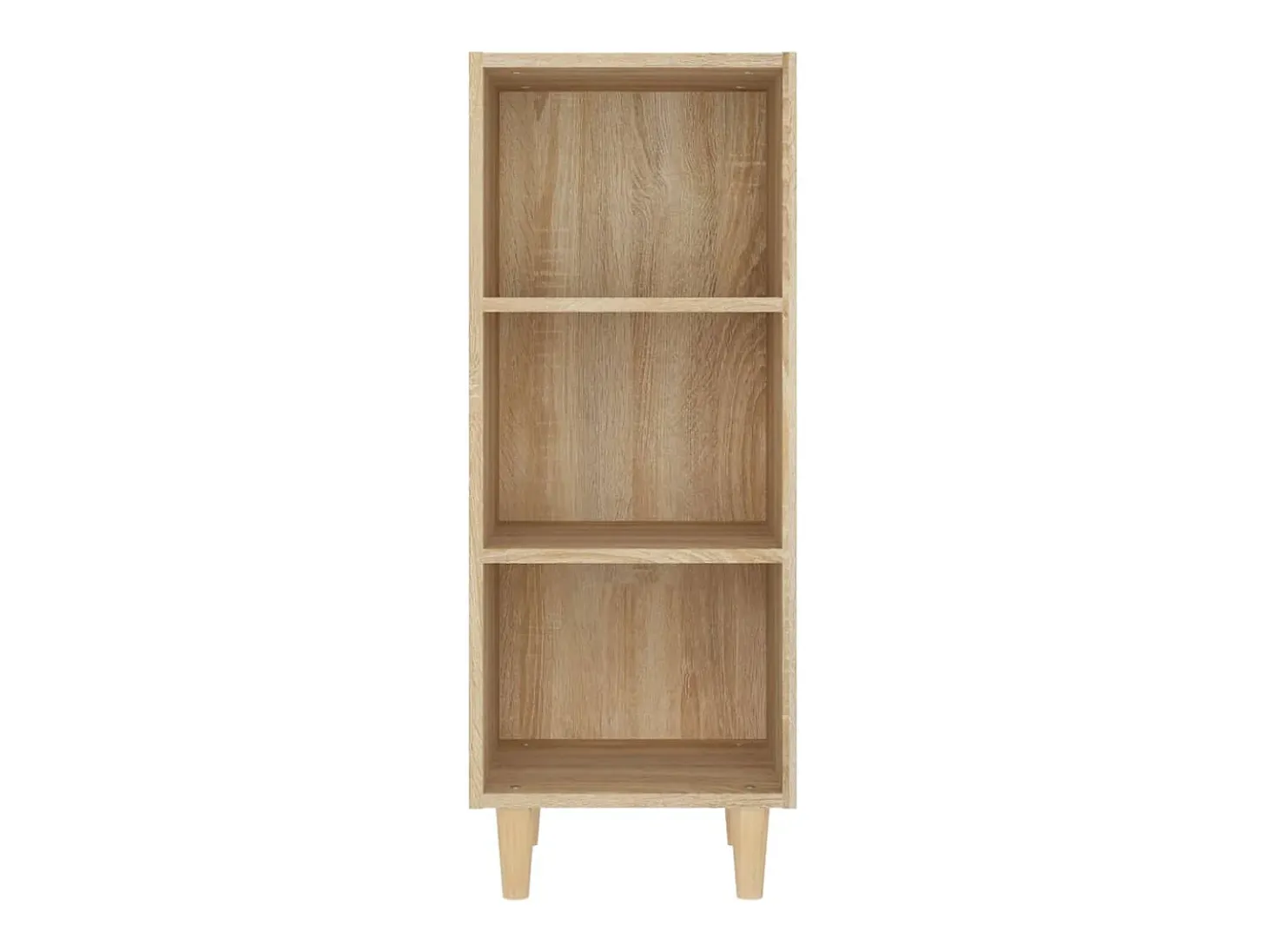 Aparador madera contrachapada roble sonoma 34,5x32,5x90 cm