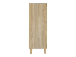 Aparador madera contrachapada roble sonoma 34,5x32,5x90 cm