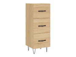 Aparador madera contrachapada color roble Sonoma 34,5x34x90 cm ES86164